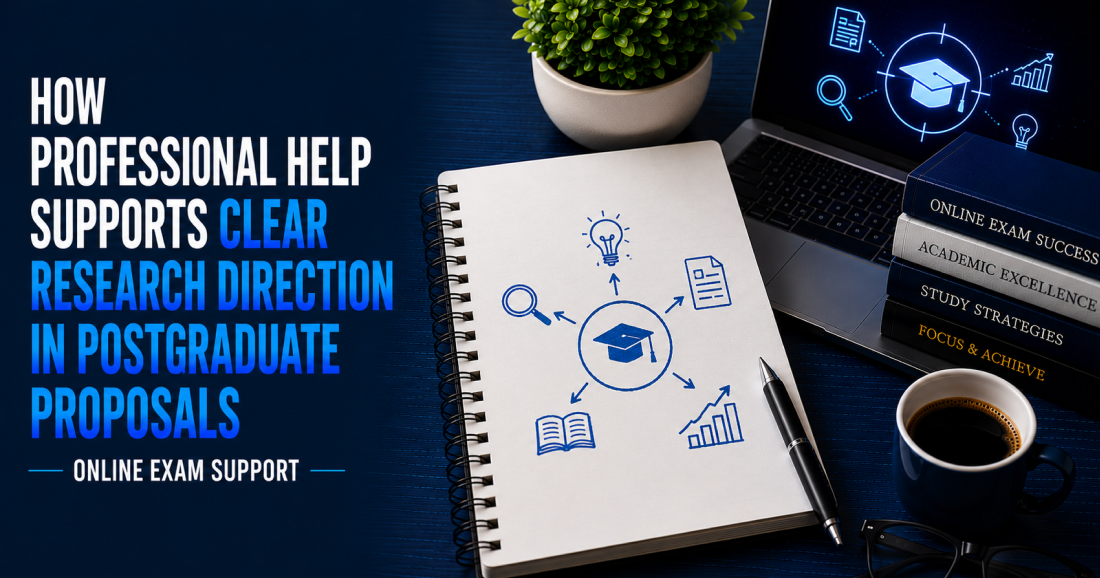How Professional Help Supports Clear Research Direction in Postgraduate Proposals